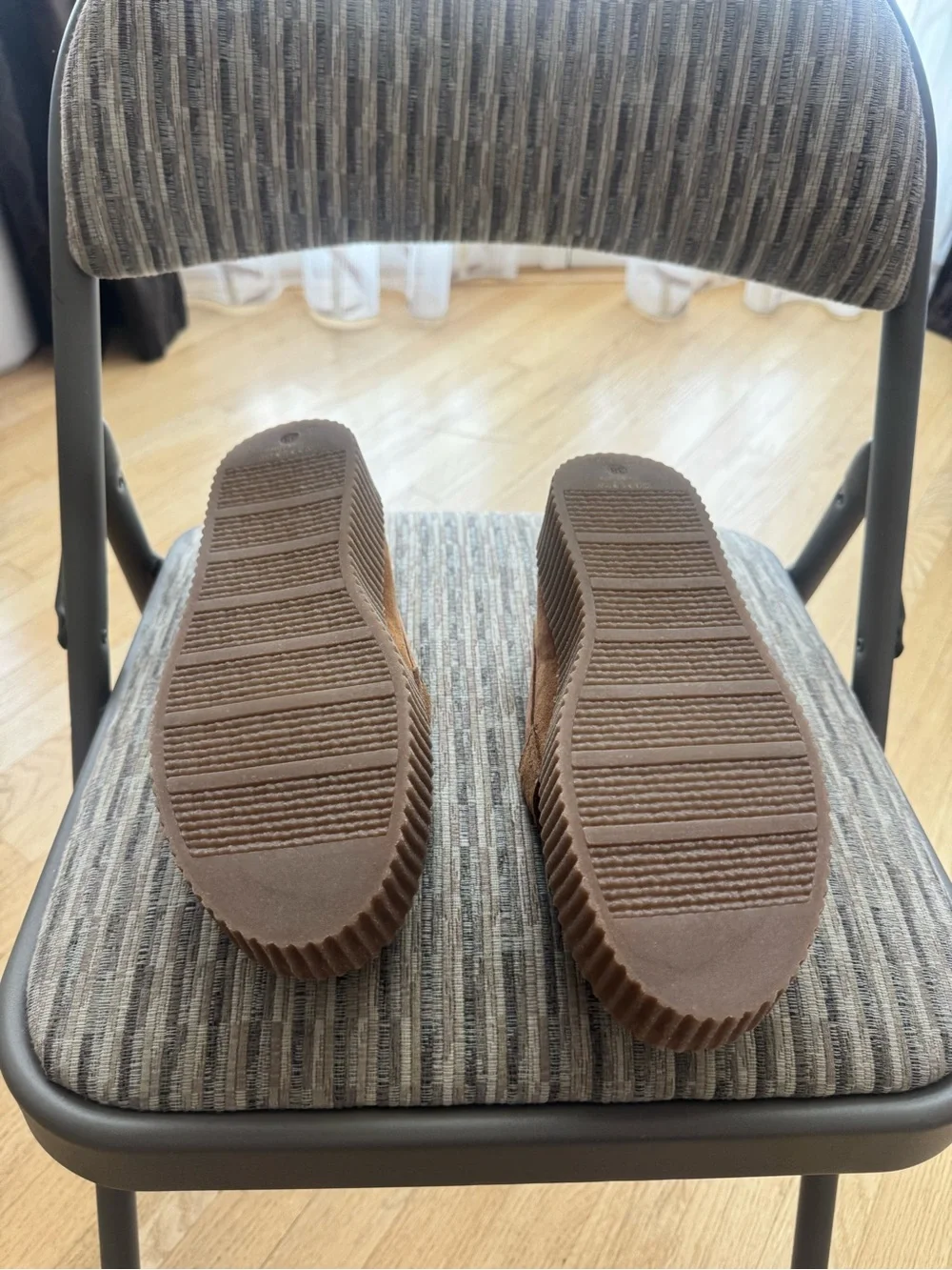 Weekend Max Mara Suede Penny Loafers — Chestnut